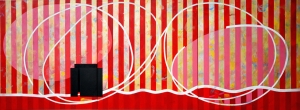 B-1133, Acryl auf Cotton Duck, 90 x 300 cm, 2013